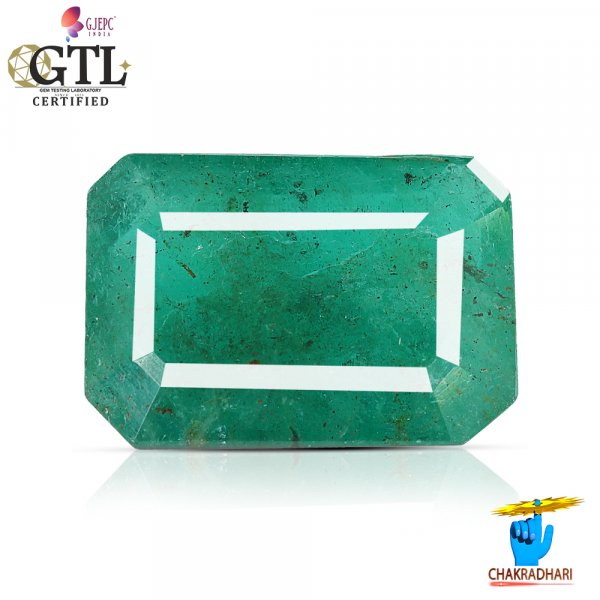 Image of 02.98 Carats Emerald Gemstone With Ring Or Pendant – पन्ना रत्न