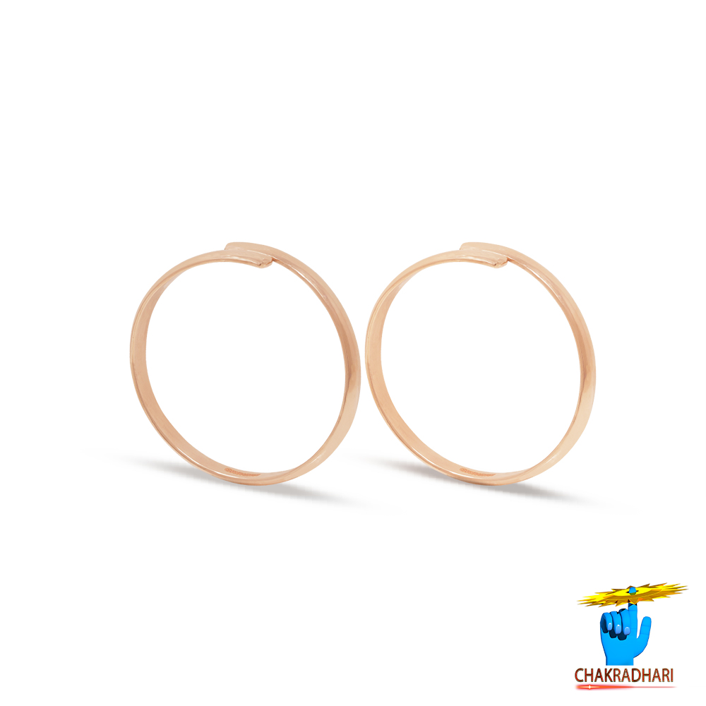 999 Nepaliya Copper Bangle Pair For Kids 6 month to 3 year - 6 3 26gm