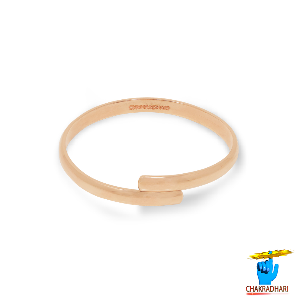 999 Nepaliya Copper Bangle Pair For Kids 6 month to 3 year - 6 3 26gm