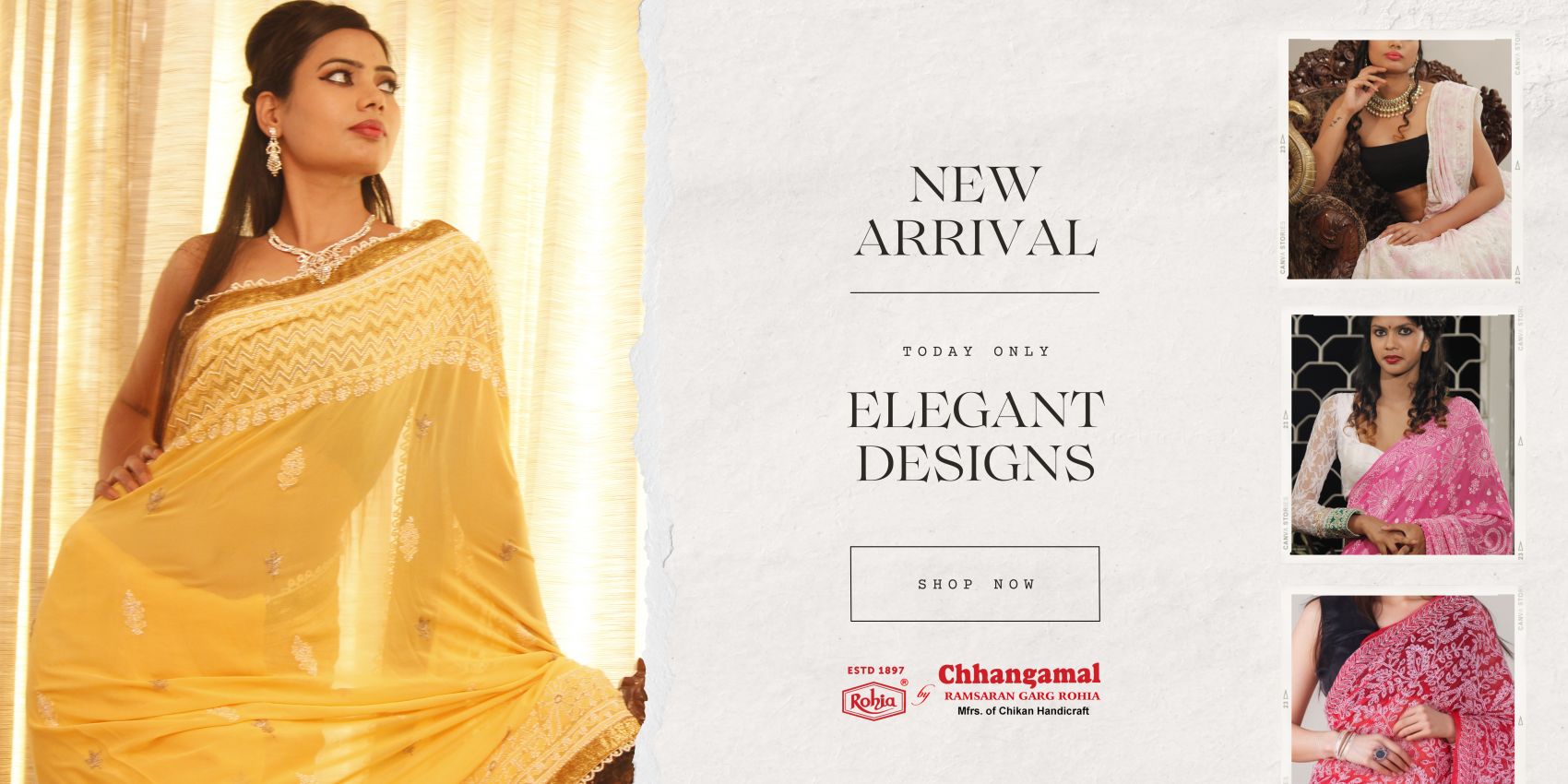 Chikankari Saree For Women