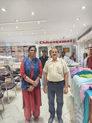 Legendary Athlete P. T. Usha Visits Chhangamal Showroom in Lucknow