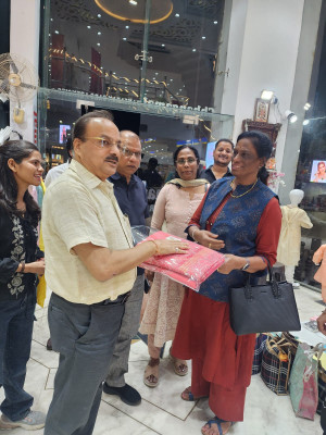 Legendary Athlete P. T. Usha Visits Chhangamal Showroom in Lucknow