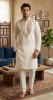 Beige Cotton Chikankari Kurta