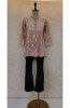 Dark Pink Cotton Chikankari Short Top
