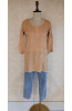 Brown Modal Chikankari Short Top