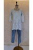 Sea Green Modal Chikankari Short Top