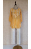 Orange Muslin Chikankari Short Top