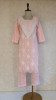Powder Pink Cotton Chikankari Kurta &amp; Pant Set