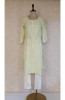 Yellow Muslin Chikankari Kurta