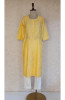 Yellow Chanderi Chikankari Kurta