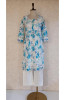 Blue Mul Cotton Chikankari Kurta