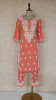 Peach Modal Cotton Chikankari Kurta &amp; Pant Set