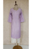 Lavenderi Chanderi Sequence Chikankari Kurta