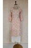 Beige Muslin Chikankari Kurta