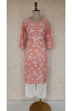 Pink Muslin Chikankari Kurta