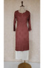 Maroon Modal Chikankari Kurta