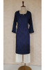 Navy Blue Modal Chikankari Kurta