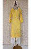 Yellow Modal Chikankari Kurta