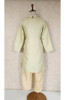 Pista Green Raw Silk Hakoba Kurta Set