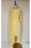 Yellow Muslin Chikankari Kurta, Dupatta &amp; Pant Set