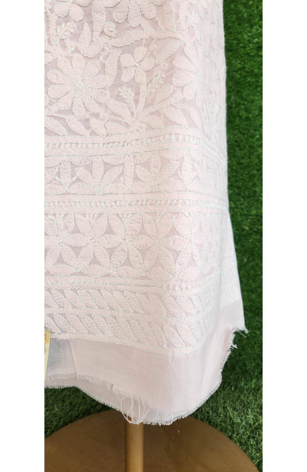 Cream Cottton Chikankari Kurta