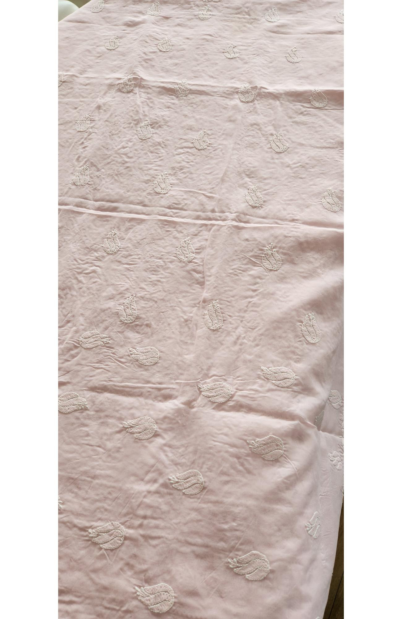 Cream Cottton Chikankari Kurta