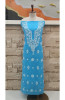 Blue Faux Georgette Hand Embroidered Chikankari  Suit Length I Rohia By Chhangamal