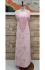 Pink  Cotton Chikankari Suit Length
