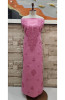 Dark Pink Cotton Chikankari Suit Length
