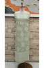 Light Green Cotton Chikankari Suit Length