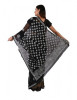 Chhangamal Hand Embroidered Black Faux Georgette Chikankari Saree