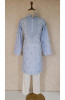 Blue Cotton Linen Chikankari Kurta