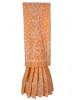 Chhangamal Hand Embroidered Brown Faux Georgette Chikan Saree.
