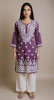 Purple Modal Chikankari Kurta