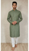 Green  Rayon Hakoba Kurta