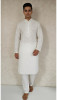 White Cotton Chikankari Kurta