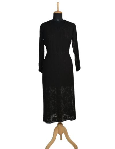 Chhangamal Hand Embroidered Black Colour Viscous Georgette Chikankari Kurti