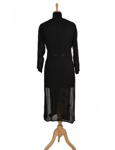 Chhangamal Hand Embroidered Black Colour Viscous Georgette Chikankari Kurti