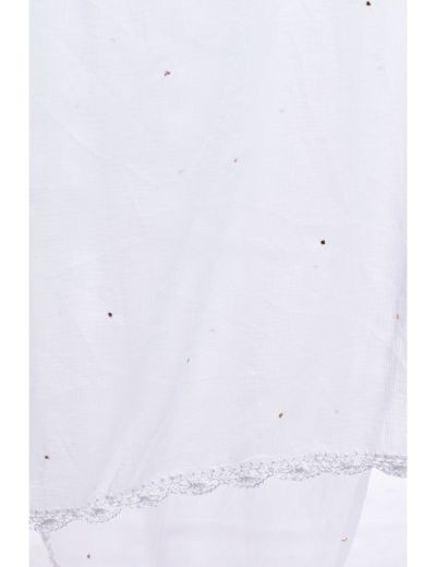 Chhangamal Hand Embroidered Chikankari Mukaish Dupatta