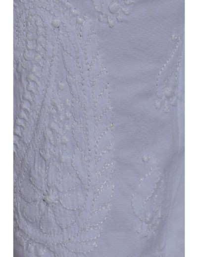 Chhangamal Hand Embroidered Cotton Chikankari Pant