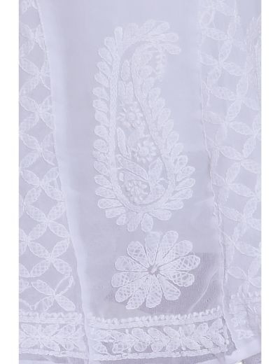 Chhangamal Hand Embroidered Georgette Chikankari Bottom