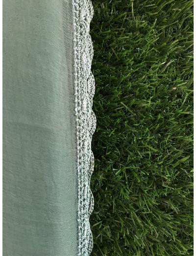 Chhangamal Hand Embroidered Green Colour Pure Georgette Chikankari Kurta Dupatta Piece