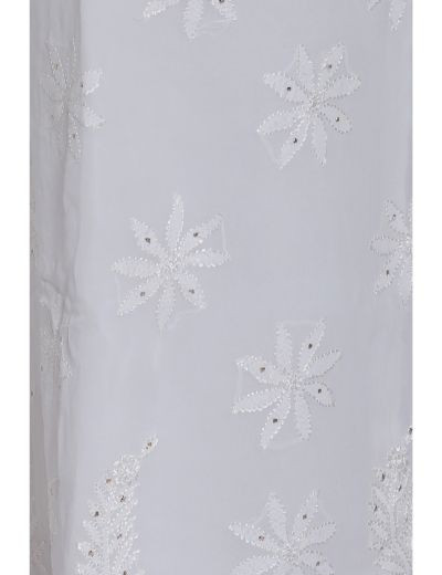 Chhangamal Hand Embroidered Viscous Chikankari Sharara With Muqaish