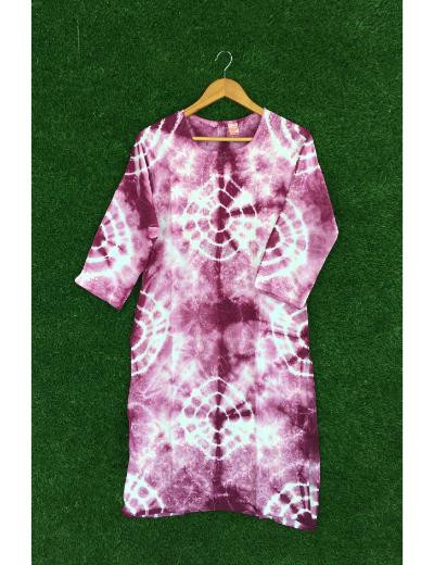 Chhangamal Hand Embroidered White Colour Modal  Chikankari Kurti Piece