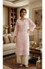Pink Cotton Hand Embroidered Chikankari Kurti | Rohia By Chhangamal