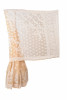 Rohia By Chhangamal Hand Embroidered Fawn Colour Faux Georgette Chikan Saree With Blouse S9077