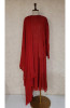 Red Pure Georgette Chikankari Anarkali Kurta &amp; Dupatta