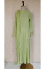 Green Pure Georgette Chikankari Anarkali Kurta &amp; Dupatta