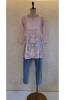 Mauve Mul Chanderi Chikankari Short Top
