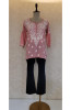 Pink Modal Chikankari Short Top
